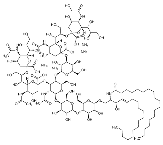 Picture of (2R,3S,6R)-2-(hydroxymethyl)-6-octadec-4-enoxy-3,6-dihydro-2H-pyran-3-ol
