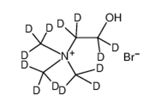 Imagem de (1,1,2,2-tetradeuterio-2-hydroxyethyl)-tris(trideuteriomethyl)azanium,bromide