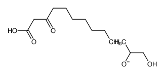 Picture of Glycerides, palm-oil mono- and di-, hydrogenated, 3-oxodecanoates