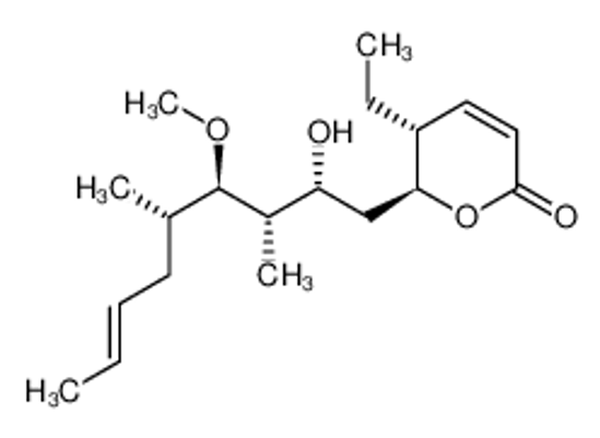 Picture of (2R,3R)-3-ethyl-2-[(E,2R,3S,4R,5S)-2-hydroxy-4-methoxy-3,5-dimethylnon-7-enyl]-2,3-dihydropyran-6-one