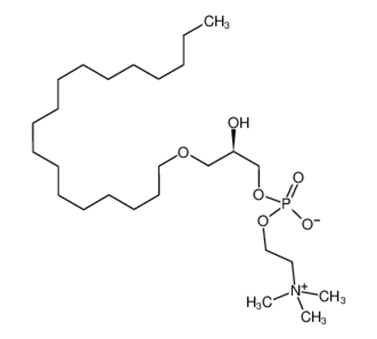 Picture of (2-hydroxy-3-octadecoxypropyl) 2-(trimethylazaniumyl)ethyl phosphate