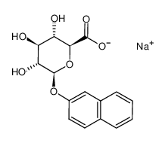 Picture of sodium,3,4,5-trihydroxy-6-naphthalen-2-yloxyoxane-2-carboxylate