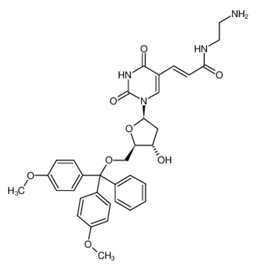 Picture of 5-[N-(2-AMINOETHYL)-3-(E)-ACRYLAMIDO]-5'-O-(DIMETHOXYTRITYL)-2'-DEOXYURIDINE