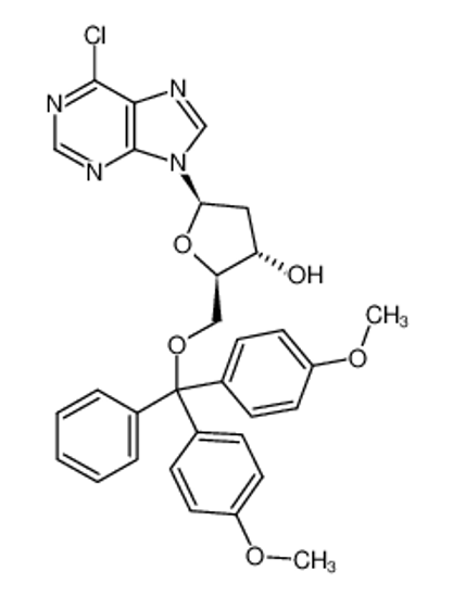 Picture of 6-CHLORO-5'-O-(DIMETHOXYTRITYL)PURINE-2'-DEOXYRIBOSIDE