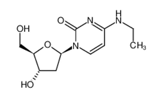 Изображение 4-(ethylamino)-1-[(2R,4S,5R)-4-hydroxy-5-(hydroxymethyl)oxolan-2-yl]pyrimidin-2-one