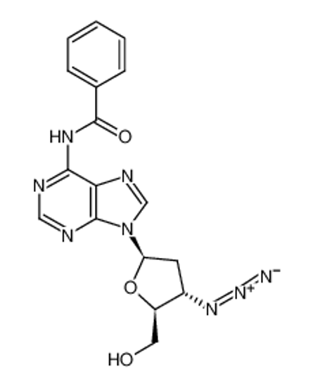 Picture of 3'-AZIDO-N6-BENZOYL-2',3'-DIDEOXYADENOSINE