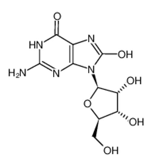 Imagem de 8-HYDROXYGUANOSINE