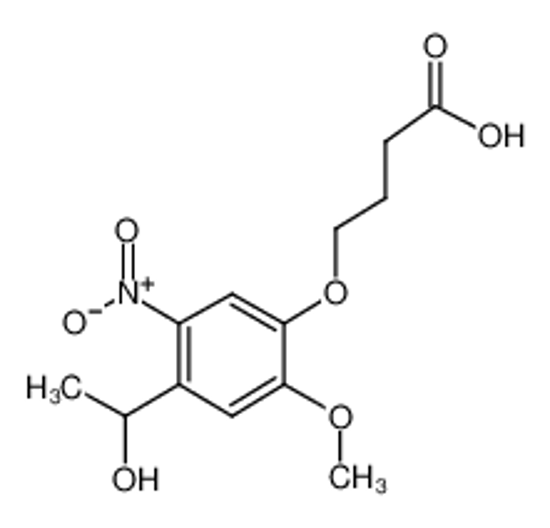 Picture of 4-[4-(1-hydroxyethyl)-2-methoxy-5-nitrophenoxy]butanoic acid