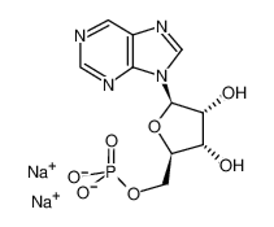 Picture of (3,4-dihydroxy-5-purin-9-yloxolan-2-yl)methyl dihydrogen phosphate