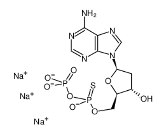 Picture of 2'-DEOXYADENOSINE-5'-O-(1-THIODIPHOSPHATE), RP-ISOMER SODIUM SALT