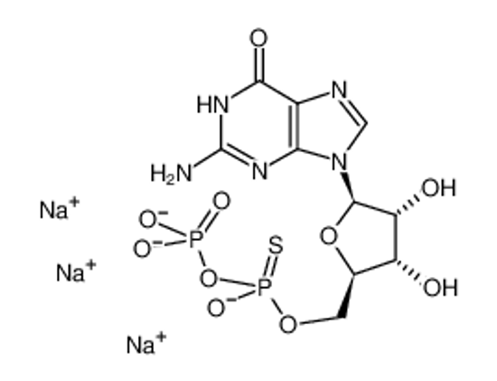 Picture of GUANOSINE-5'-O-(1-THIODIPHOSPHATE), RP-ISOMER SODIUM SALT