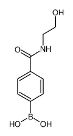 Picture of [4-(2-hydroxyethylcarbamoyl)phenyl]boronic acid