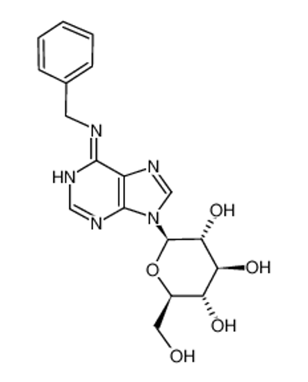 Изображение (2R,5S)-2-[6-(benzylamino)purin-9-yl]-6-(hydroxymethyl)oxane-3,4,5-triol
