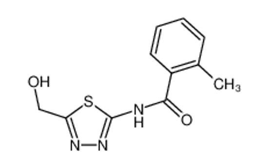 Picture of N-[5-(hydroxymethyl)-1,3,4-thiadiazol-2-yl]-2-methylbenzamide