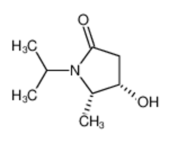 Picture of 2-Pyrrolidinone,4-hydroxy-5-methyl-1-(1-methylethyl)-,(4S-cis)-(9CI)