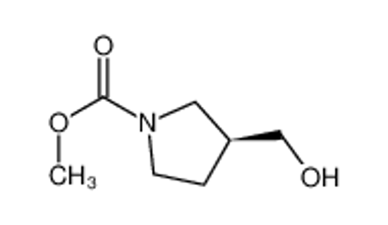 Picture of 1-Pyrrolidinecarboxylicacid,3-(hydroxymethyl)-,methylester,(3S)-(9CI)