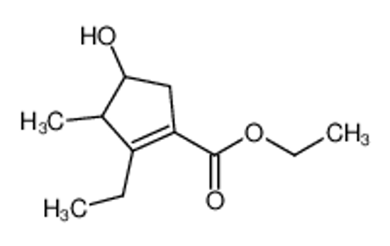 Picture of 1-Cyclopentene-1-carboxylicacid,2-ethyl-4-hydroxy-3-methyl-,ethylester(9CI)