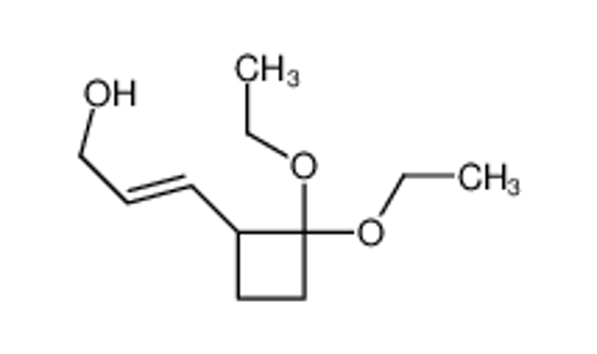 Picture of 2-Propen-1-ol,3-(2,2-diethoxycyclobutyl)-,(2E)-(9CI)