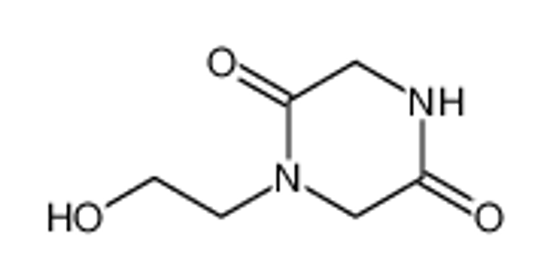 Picture of 1-(2-hydroxyethyl)piperazine-2,5-dione