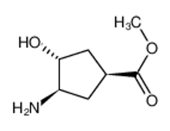 Изображение Cyclopentanecarboxylic acid, 3-amino-4-hydroxy-, methyl ester, (1S,3R,4R)- (9CI)