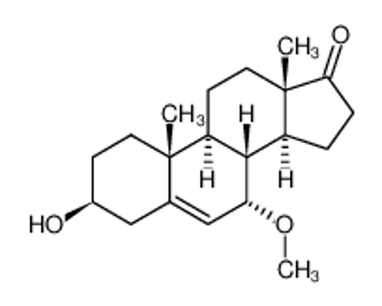 Picture of (3S,7S,8R,9S,10R,13S,14S)-3-hydroxy-7-methoxy-10,13-dimethyl-1,2,3,4,7,8,9,11,12,14,15,16-dodecahydrocyclopenta[a]phenanthren-17-one