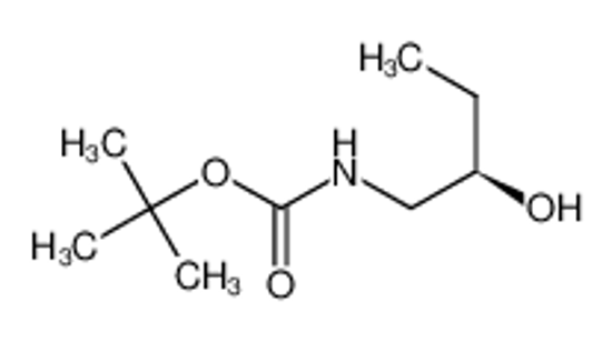 Picture of Carbamic acid, [(2R)-2-hydroxybutyl]-, 1,1-dimethylethyl ester (9CI)