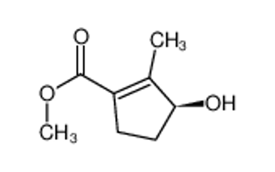 Picture of 1-Cyclopentene-1-carboxylicacid,3-hydroxy-2-methyl-,methylester,(3S)-