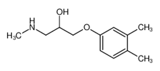 Picture of 2-Propanol,1-(methylamino)-3-(3,4-xylyloxy)-,()-(8CI)