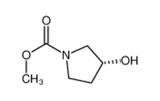 Picture of 1-Pyrrolidinecarboxylicacid,3-hydroxy-,methylester,(R)-(9CI)