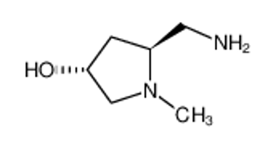 Изображение 3-Pyrrolidinol,5-(aminomethyl)-1-methyl-,(3R-trans)-(9CI)