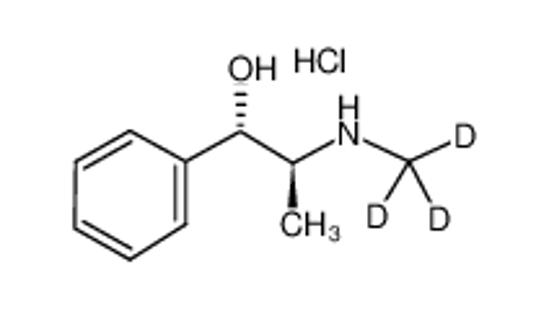 Picture of (1S,2S)-3,3,3-trideuterio-1-phenyl-2-(trideuteriomethylamino)propan-1-ol,hydrochloride