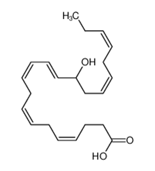 Picture of 14-hydroxydocosa-4,7,10,12,16,19-hexaenoic acid