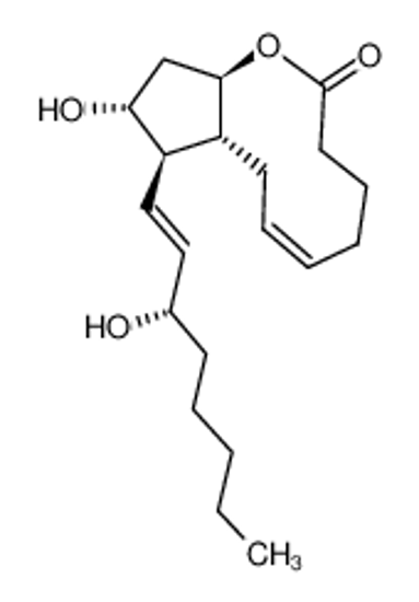 Picture of 9ALPHA, 11ALPHA, 15S-TRIHYDROXY-PROSTA-5Z, 13E-DIEN-1-OIC ACID, 1,9-LACTONE