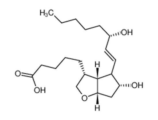 Picture of 5-[(2R,4R)-5-hydroxy-4-(3-hydroxyoct-1-enyl)-3,3a,4,5,6,6a-hexahydro-2H-cyclopenta[b]furan-2-yl]pentanoic acid