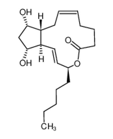 Picture of 9ALPHA, 11ALPHA, 15S-TRIHYDROXY-PROSTA-5Z, 13E-DIEN-1-OIC ACID, 1,15-LACTONE