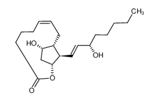 Picture of (2E,5Z)-7-[(1R,2R,3R,5S)-3,5-dihydroxy-2-[(E,3S)-3-hydroxyoct-1-enyl]cyclopentyl]hepta-2,5-dienal