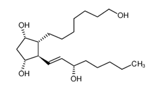 Imagem de (1R,3S,4R,5R)-4-(7-hydroxyheptyl)-5-[(3S)-3-hydroxyoct-1-enyl]cyclopentane-1,3-diol