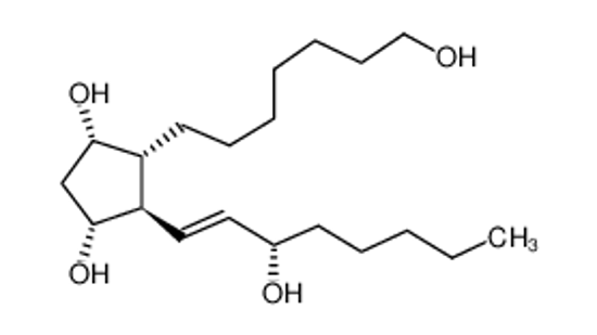 Picture of (1R,3S,4R,5R)-4-(7-hydroxyheptyl)-5-[(3S)-3-hydroxyoct-1-enyl]cyclopentane-1,3-diol