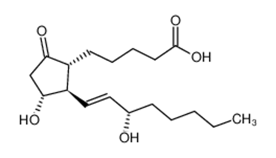 Picture of 5-[(1R,2R,3R)-3-hydroxy-2-[(3S)-3-hydroxyoct-1-enyl]-5-oxocyclopentyl]pentanoic acid