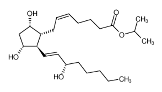Picture of 9ALPHA, 11ALPHA, 15S-TRIHYDROXY-PROSTA-5Z, 13E-DIEN-1-OIC ACID, ISOPROPYL ESTER
