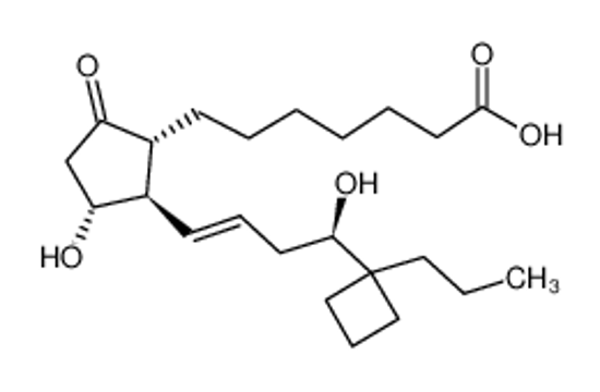 Picture of (+/-)-15-DEOXY-16R-HYDROXY-17-CYCLOBUTYL PROSTAGLANDIN E1