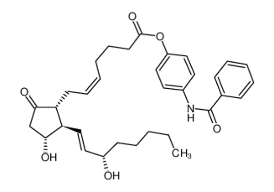 Picture of [4-(N-formylanilino)phenyl] 7-[(2R)-3-hydroxy-2-(3-hydroxyoct-1-enyl)-5-oxocyclopentyl]hept-5-enoate