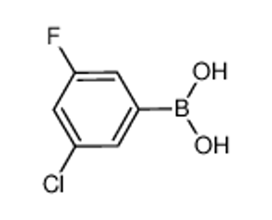 Picture of (3-chloro-5-fluorophenyl)boronic acid
