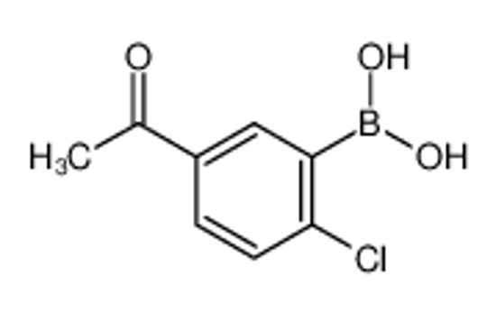 Picture of 5-Acetyl-2-chlorophenylboronic acid