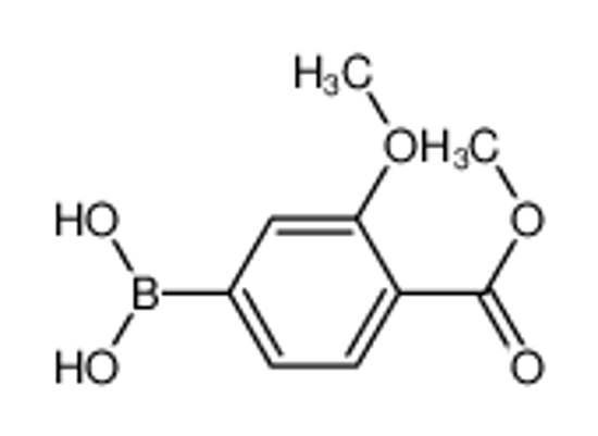 Picture of 3-Methoxy-4-methoxycarbonylphenylboronic acid