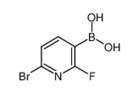 Picture of (6-bromo-2-fluoropyridin-3-yl)boronic acid