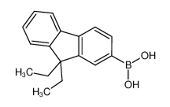 Picture of (9,9-diethylfluoren-2-yl)boronic acid