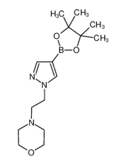 Picture of 4-(2-(4-(4,4,5,5-Tetramethyl-1,3,2-dioxaborolan-2-yl)-1H-pyrazol-1-yl)ethyl)morpholine