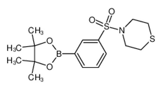 Picture of 4-[3-(4,4,5,5-tetramethyl-1,3,2-dioxaborolan-2-yl)phenyl]sulfonylthiomorpholine