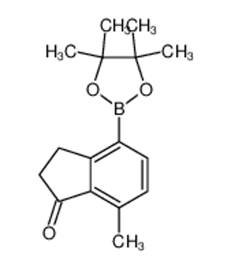 Picture of 7-methyl-4-(4,4,5,5-tetramethyl-1,3,2-dioxaborolan-2-yl)-2,3-dihydroinden-1-one